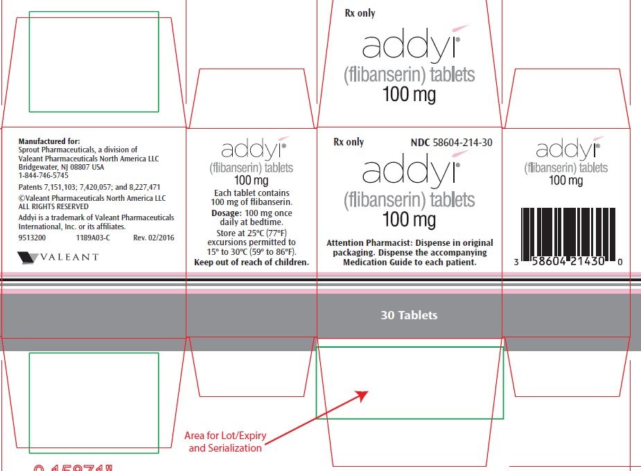 Addyi Packaging