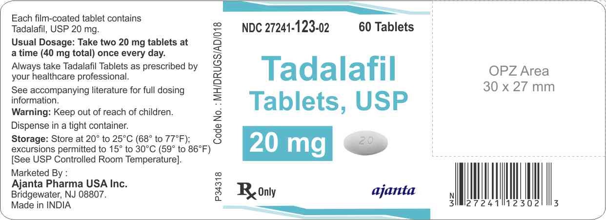 Tadalafil Packaging