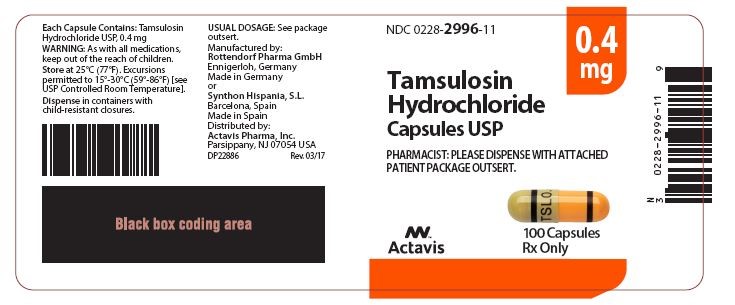 Tamsulosin manufacturing country