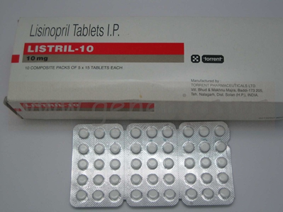 lisinopril packaging
