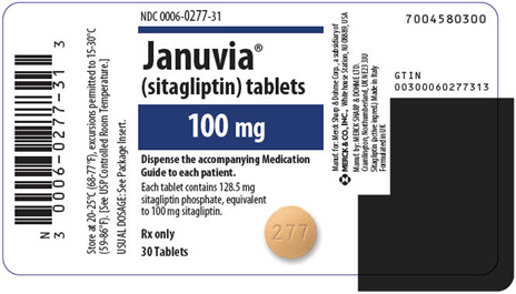 Januvia Packaging 100mg