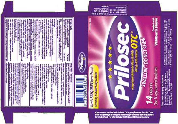 prilosec otc tablets barcode