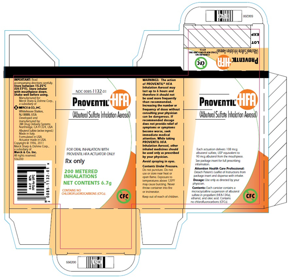 Proventil HFA Packaging