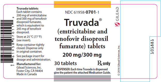 Truvada Packaging