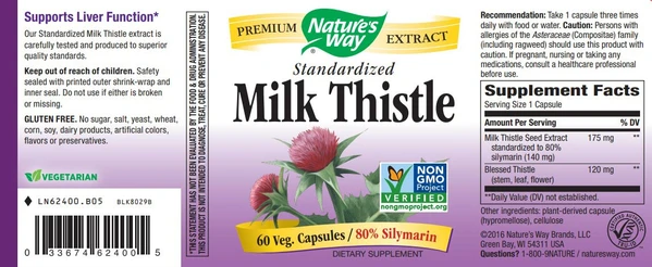 nature's way milk thistle