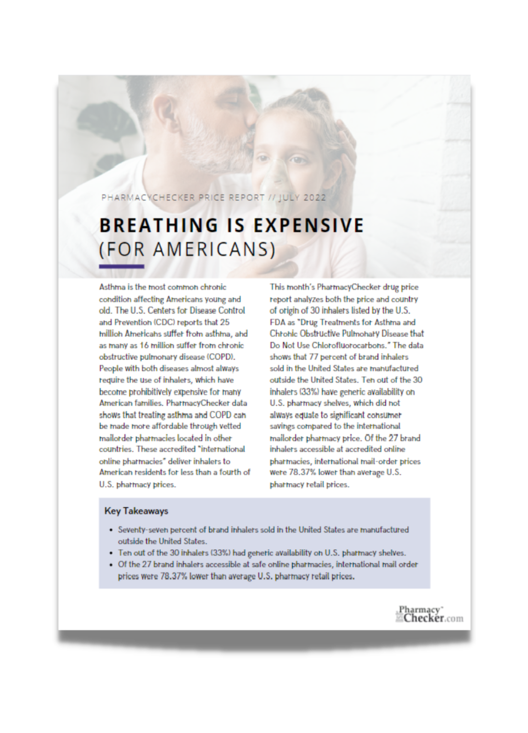 Breathing Is Expensive (For Americans) PharmacyChecker Research July 2022 Preview Image